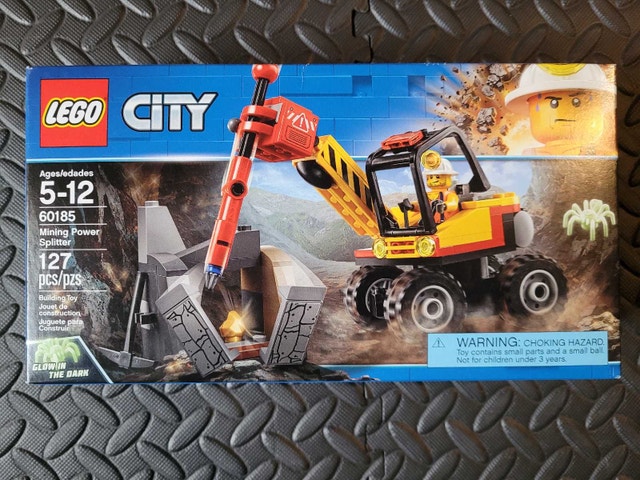 LEGO CITY 60185: Mining Power Splitter, New and Factory Sealed