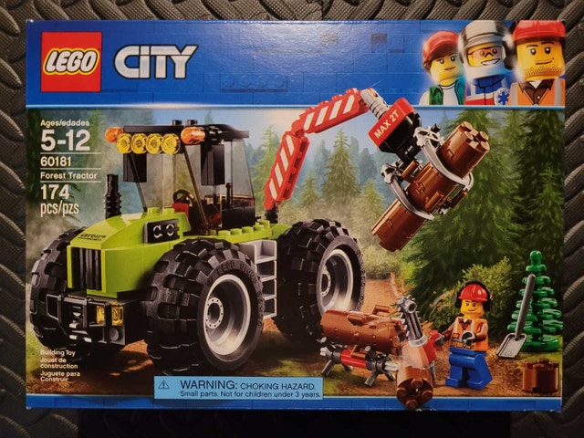 LEGO CITY 60181: Forest Tractor, New, Retired