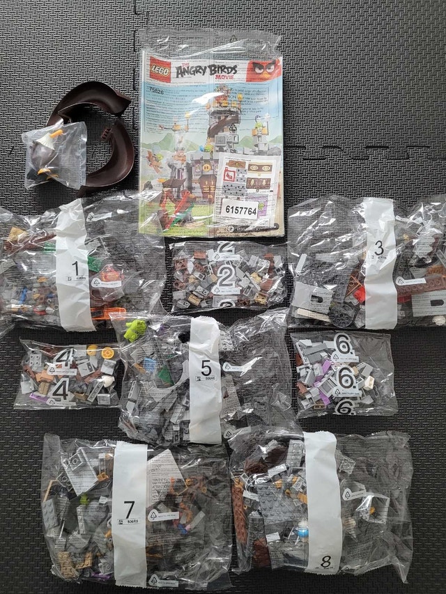 LEGO Angry Birds Movie King Pig's Castle - Sealed Bags, No Box