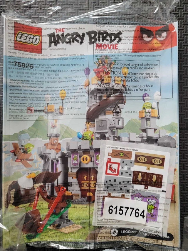 LEGO Angry Birds Movie King Pig's Castle - Sealed Bags, No Box - photo 2