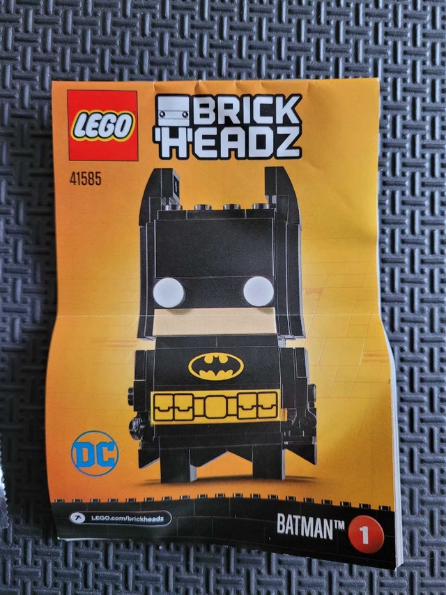 LEGO BrickHeadz 1 41585: Batman, New, Factory Sealed Bags NO BOX - photo 2