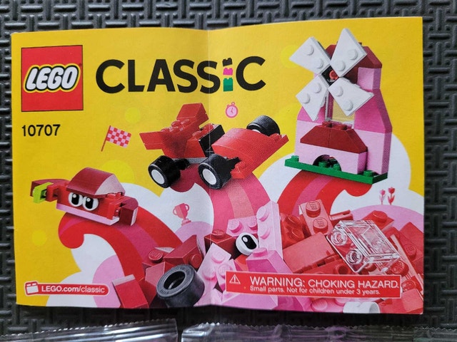 LEGO Classic 10707: Red Creativity Box, Sealed Bags NO BOX - photo 2