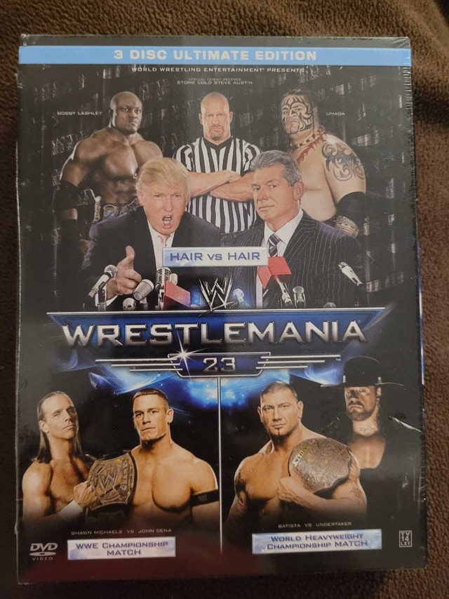 WWE WrestleMania 23 3-Disc Ultimate Edition DVD NEW Trump Match!
