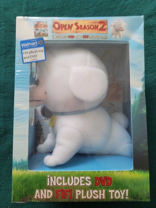 Open Season 2 DVD with Fifi Plush - Factory Sealed