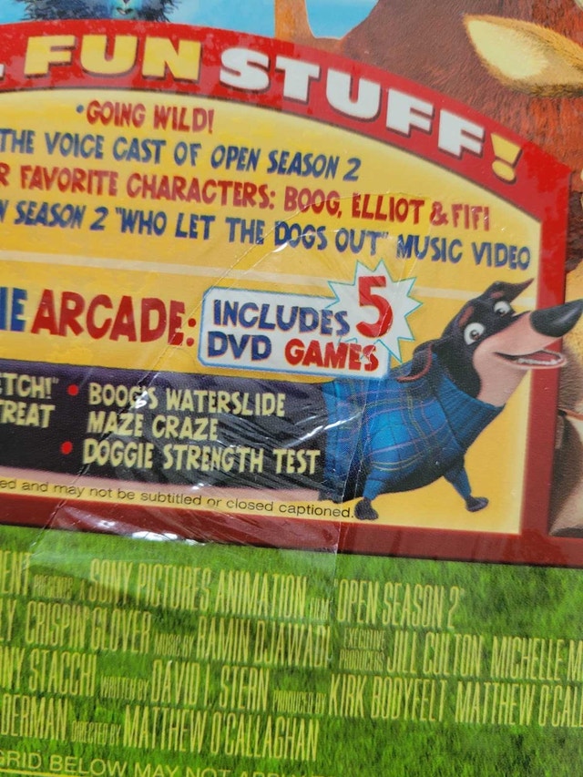 Open Season 2 DVD with Mr Weenie Plush - ULTRA RARE! - photo 4