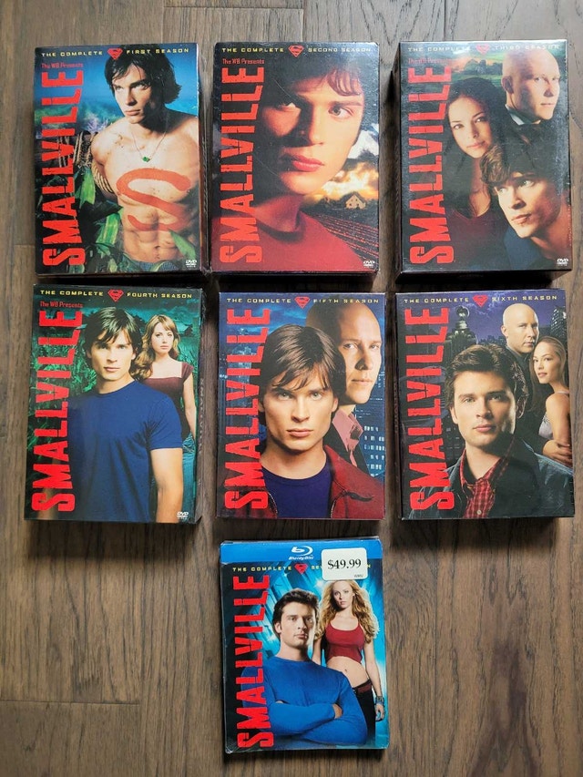 Smallville Seasons 1-6 DVD & Season 7 BluRay New Sealed
