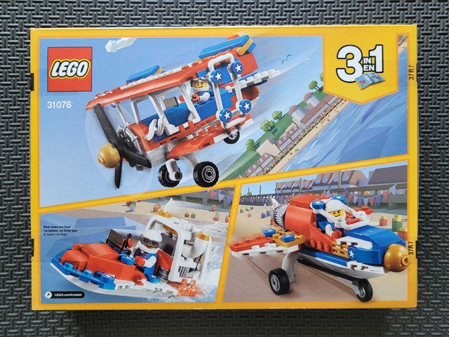 LEGO Creator 3-in-1 Daredevil Stunt Plane 31076, Factory Sealed - photo 2