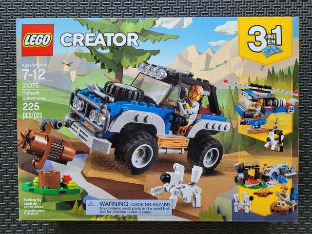 LEGO Creator 3-in-1 Outback Adventures 31075, Factory Sealed