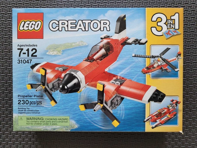 LEGO Creator 3-in-1 Propeller Plane 31047, New & Factory Sealed