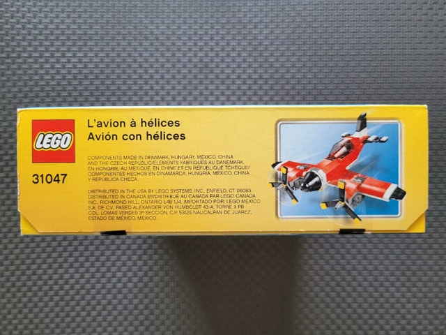 LEGO Creator 3-in-1 Propeller Plane 31047, New & Factory Sealed - photo 4
