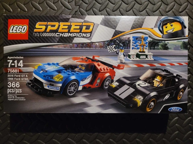 LEGO SPEED CHAMPIONS 75881: 2016 Ford GT & 1966 Ford GT40 Sealed