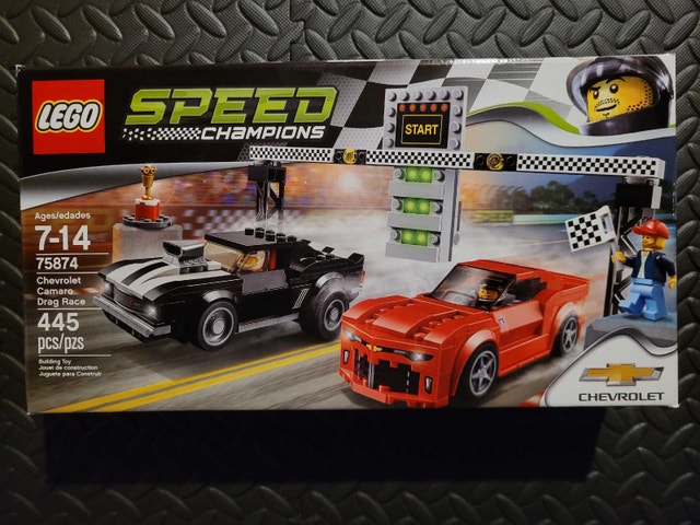 LEGO SPEED CHAMPIONS 75874: Chevrolet Camaro Drag Race, Sealed
