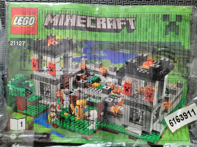 LEGO Minecraft 21127: The Fortress, Factory Sealed Bags, No Box - photo 2