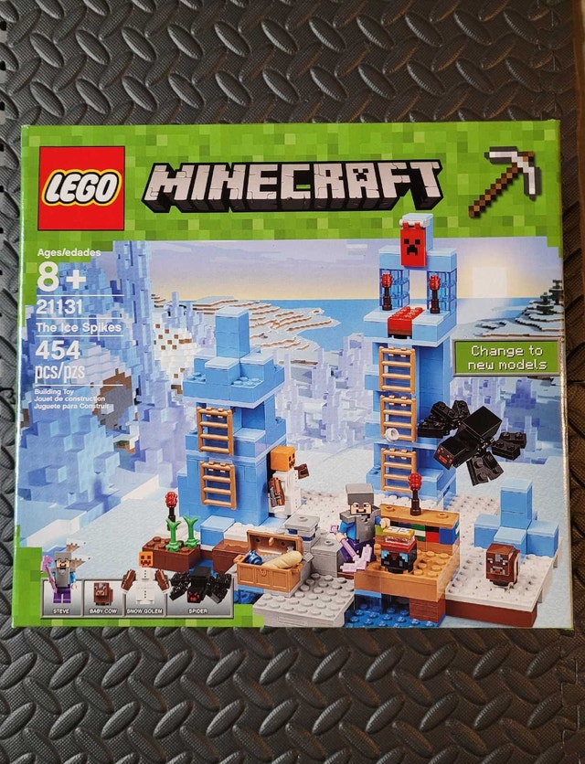 LEGO Minecraft 21131 The Ice Spikes, New & Factory Sealed