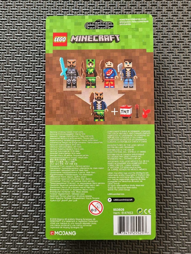 LEGO Minecraft: Skin Pack 1 (853609) New Factory Sealed - photo 3