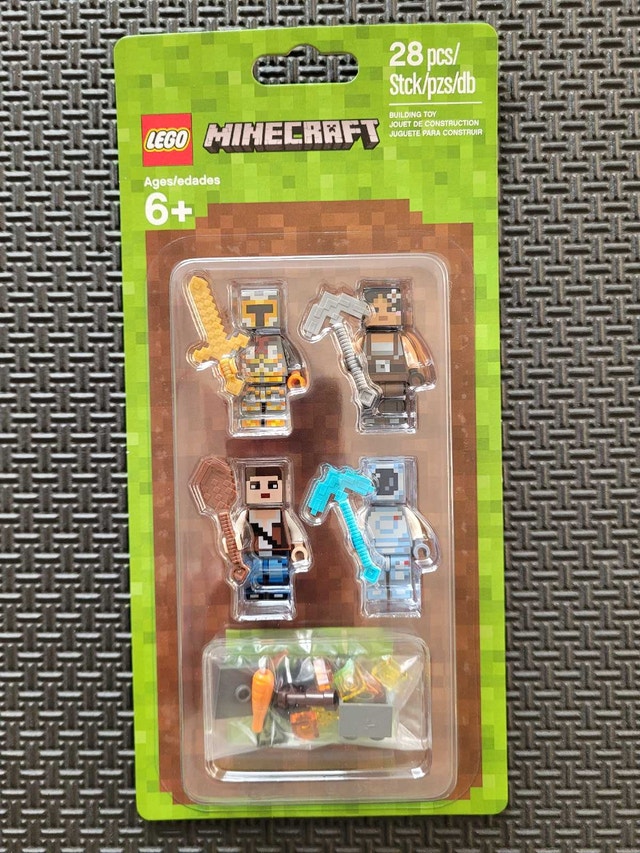 Minecraft LEGO Skin Pack 2, 853610 New & Factory Sealed