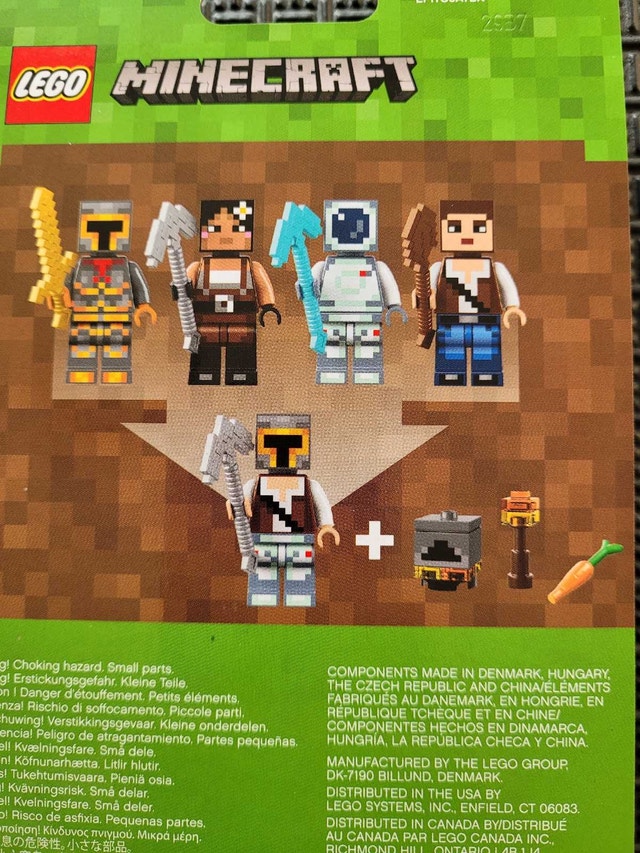 Minecraft LEGO Skin Pack 2, 853610 New & Factory Sealed - photo 4
