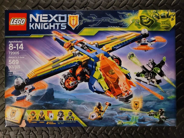 LEGO Nexo Knights Aaron's X-Bow 72005 - Brand New Factory Sealed