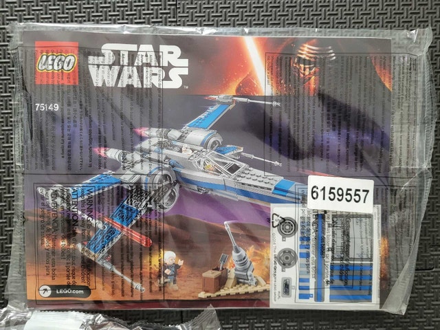 LEGO Star Wars 75149: Resistance X-Wing Fighter, NEW, No Box - photo 2