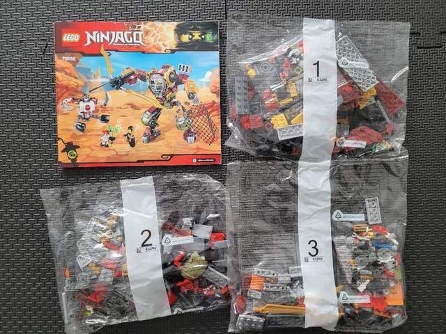 LEGO NINJAGO 70592: Salvage M.E.C. Factory Sealed Bags, NO BOX