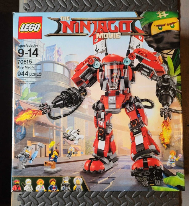 The LEGO Ninjago Movie 70615: Fire Mech, New & Factory Sealed