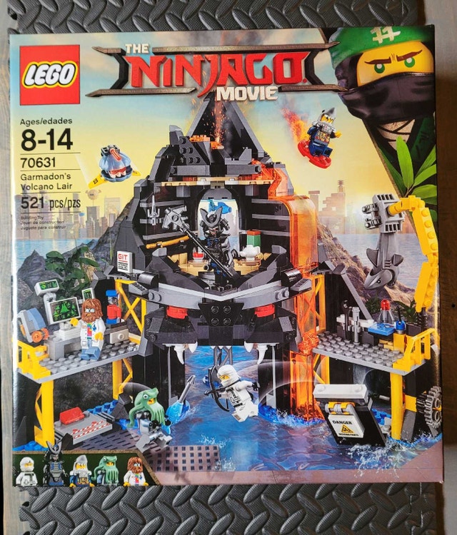 The Ninjago Movie 70631: Garmadon's Volcano Lair, New & Sealed