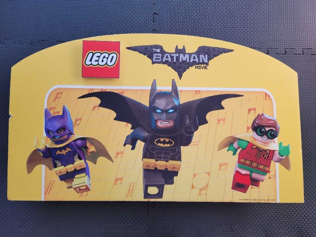 LEGO Batman Movie Store Foamboard Sign 87cm X 51cm VERY RARE