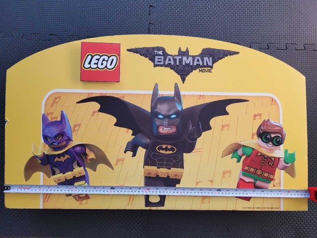 LEGO Batman Movie Store Foamboard Sign 87cm X 51cm VERY RARE - photo 3