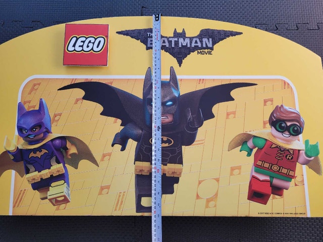 LEGO Batman Movie Store Foamboard Sign 87cm X 51cm VERY RARE - photo 5
