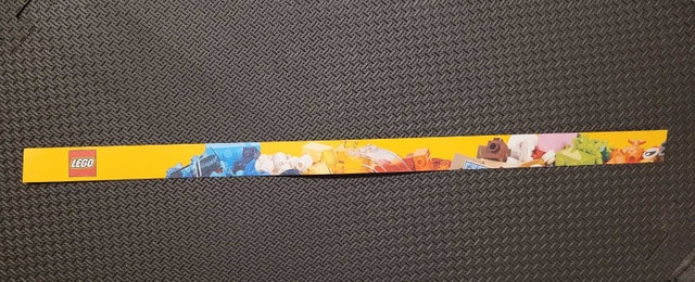 LEGO Store Shelf Strip Talker 60.96cm X 3.2cm (24"X1.25") New R