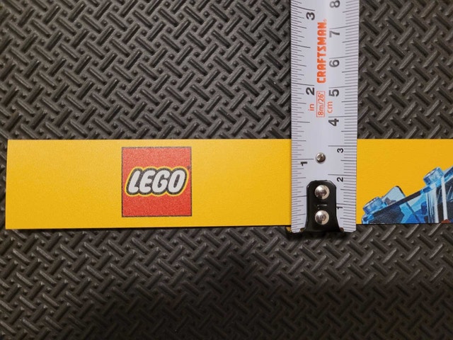 LEGO Store Shelf Strip Talker 60.96cm X 3.2cm (24"X1.25") New R - photo 4