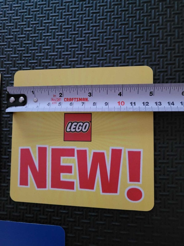 LEGO 3 Store Shelf Signs Lot, 12.8cm X 12.2cm (5" X 4.75") NEW - photo 3