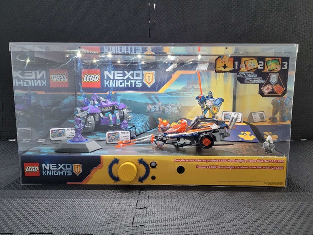 LEGO NEXO KNIGHTS Store Display 70348, 70350, 70362 Working Ligh