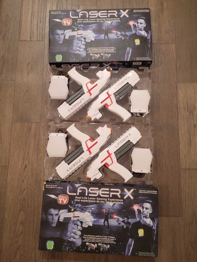 Laser Tag! 2 sets (4 guns and chest targets) - photo 2