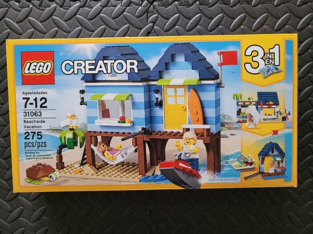 LEGO Creator 3-in-1 31063: Beachside Vacation, New & Sealed