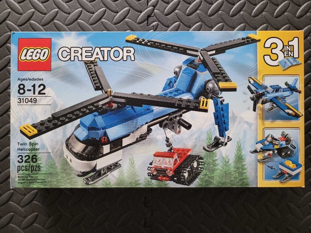 LEGO Creator 3-in-1 31049: Twin Spin Helicopter, New & Sealed