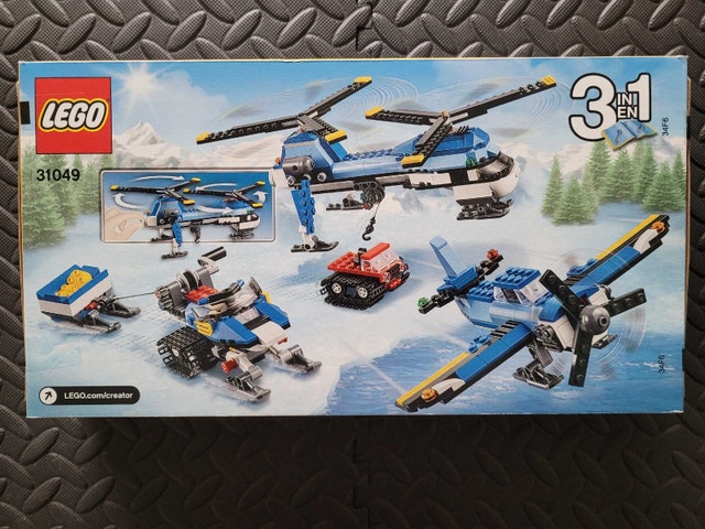 LEGO Creator 3-in-1 31049: Twin Spin Helicopter, New & Sealed - photo 2