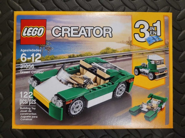 LEGO CREATOR 31056: 3 in 1 Green Cruiser, New and Factory Sealed