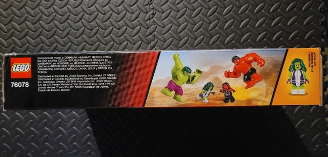 LEGO Marvel Super Heroes 76078 Hulk vs. Red Hulk, Factory Sealed - photo 4