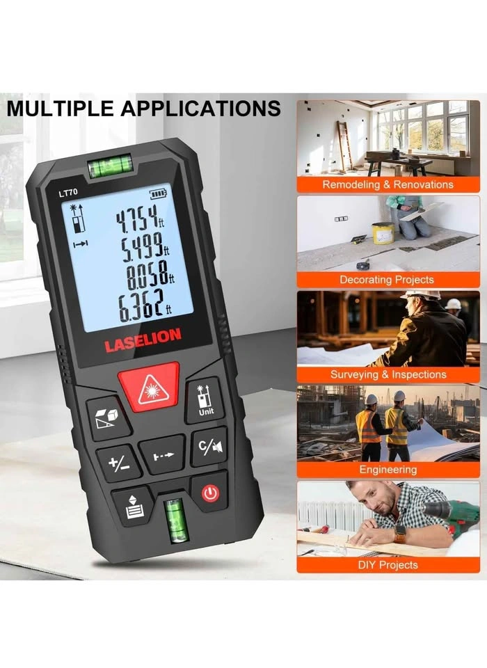 LASELION LT70 Laser Distance Meter Rangefinder - photo 3
