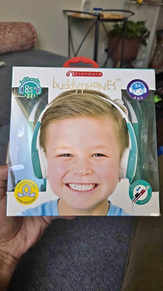 buddyPHONES Kids Headphones Safe Audio 85dB