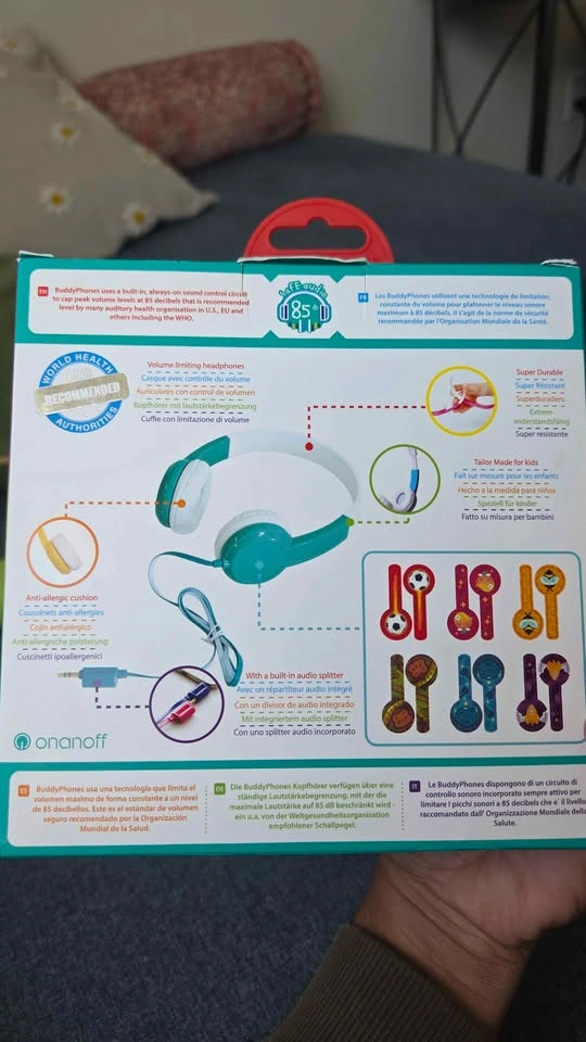 buddyPHONES Kids Headphones Safe Audio 85dB - photo 2