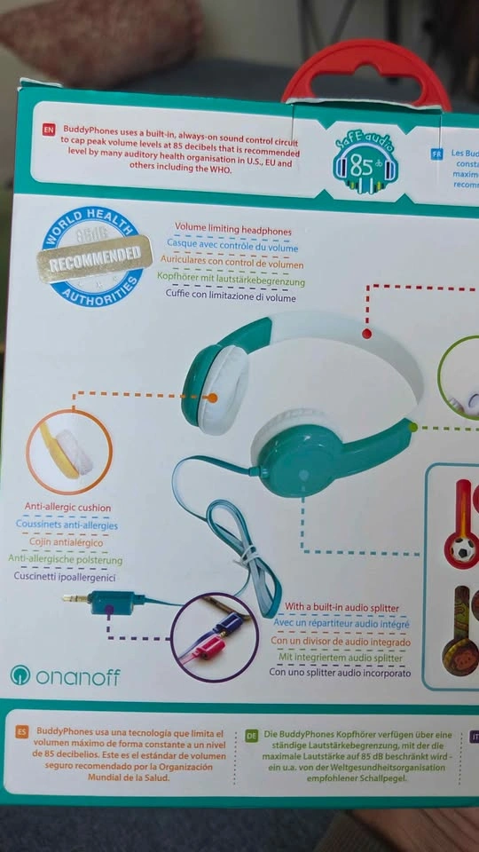 buddyPHONES Kids Headphones Safe Audio 85dB - photo 3