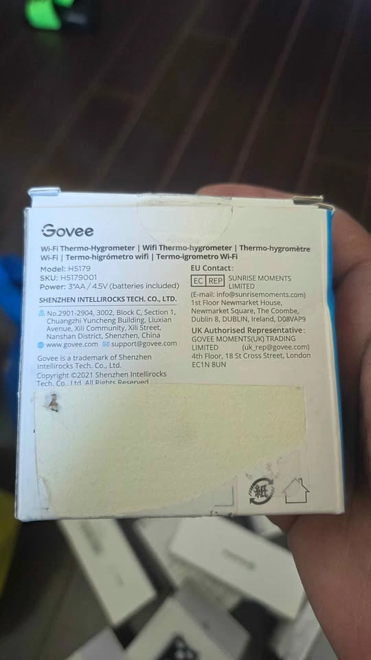 Govee Wi-Fi Thermo-Hygrometer H5179 - photo 2