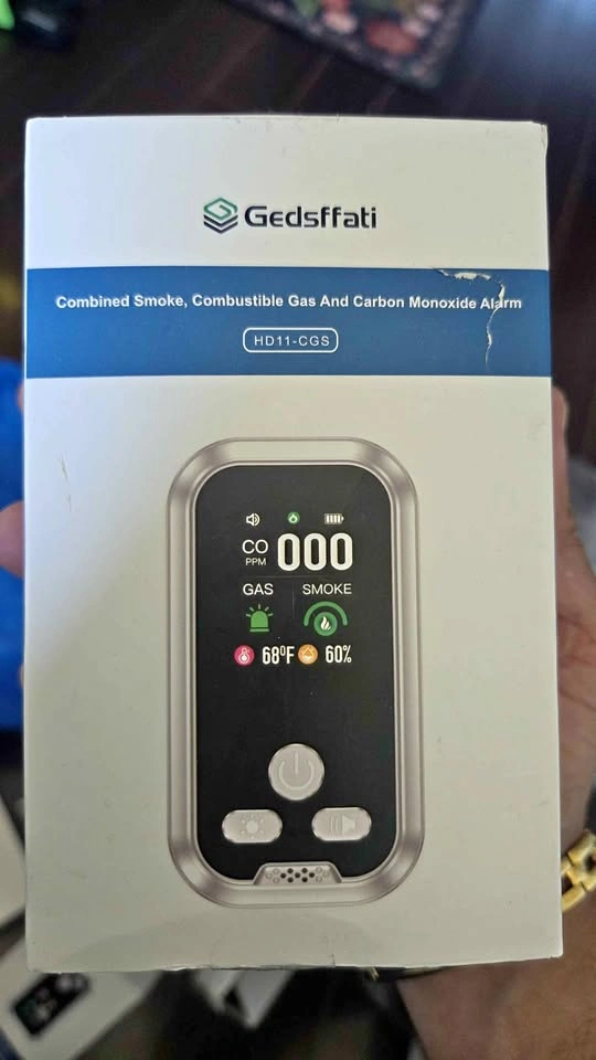 Gedssffati 3 in 1 Smoke CO Gas Alarm