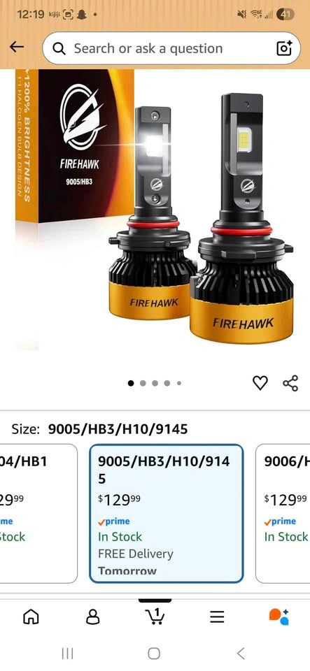 FIRE HAWK 9005/HB3 LED Headlight Bulbs - photo 3
