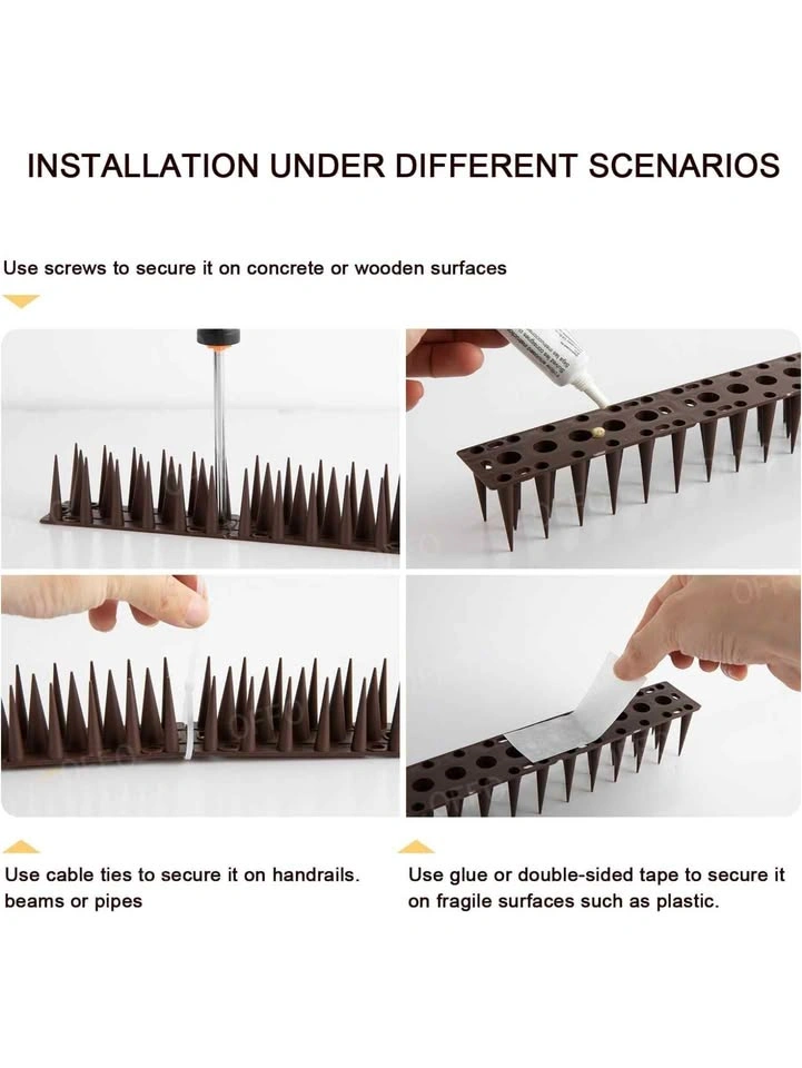 Plastic Animal Bird Cat Spikes Deterrent - photo 3