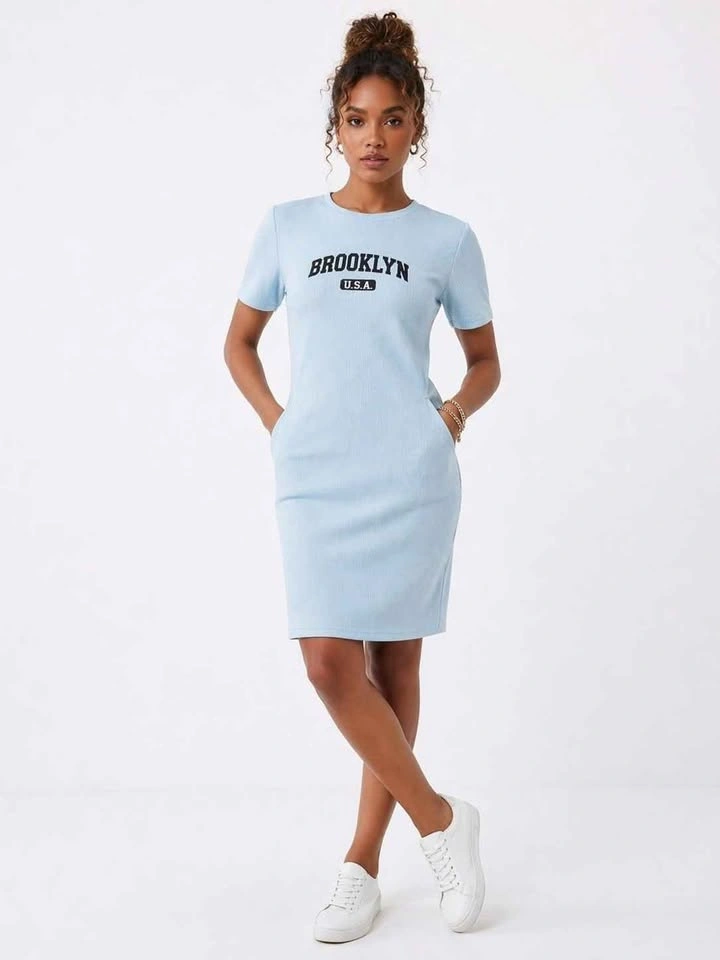 Comfortable T-Shirt Dress - New with Tags