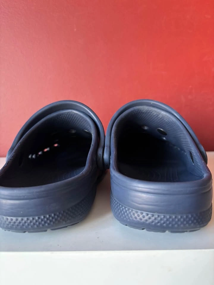 Crocs Navy Blue Clogs Size 13 with Jibbitz - photo 2