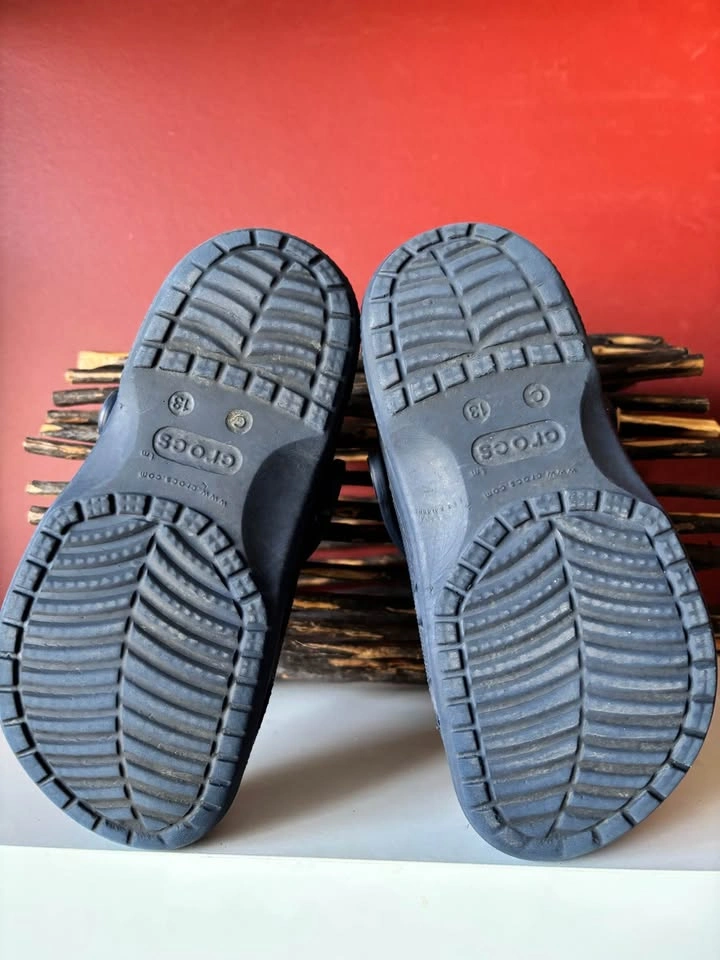 Crocs Navy Blue Clogs Size 13 with Jibbitz - photo 4